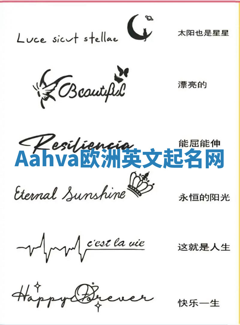 Aahva欧洲英文起名网