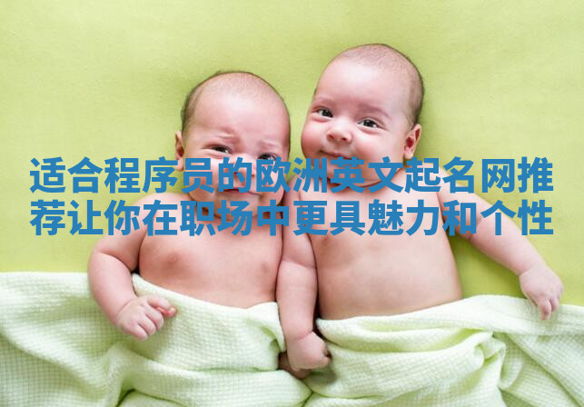 适合程序员的欧洲英文起名网推荐 让你在职场中更具魅力和个性 适合程序员的欧洲英文起名网推荐 让你在职场中更具魅力和个性